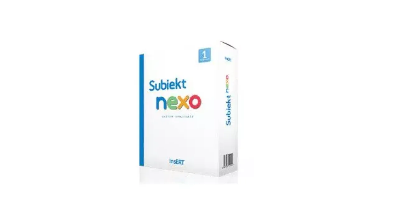 Pudełko programu Subiekt nexo