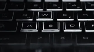 Podświetlana klawiatura laptopa do gier